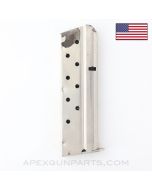 Colt 1911 Government / Commander Magazine, 9rd, Stainless, 9mm, *Good*