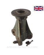 Vickers MG Tripod Socket Base, w/ Directional Dial Plate, Bronze, *Good* 