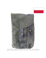 PM-63 RAK Magazine Pouch, Camouflage, Canvas, Polish *Good*