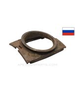 Russian 1910 Maxim Sokolov Mount Swivel Base Plate, Stripped, Bead Blasted Steel *Fair*