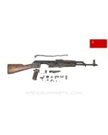 Russian Izhmash AKM Parts Kit, 1973 Dated, w/ Populated Barrel Assembly, 16.25", Non Matching, 7.62x39 *Good* 