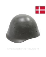 Danish M1923 Helmet, Complete, w/ Late Liner & Chin Strap *Very Good* 
