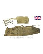 SPECIAL! BREN Gun Barrel Carry Case WITH Spare Parts Wallet, Canvas *Good* 