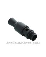 German WWII MG-34 Flash Hider / Booster, Blued, *Good to Very Good*