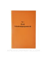 First Model FG-42 Technical Manual, Original German, Paperback *Excellent*