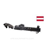 MP34 SMG Receiver Section Set, Front & Rear, w/ Barrel Shroud & Integral Magazine Loading Adapter *Good* 
