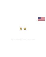 2 Grip Screws, Luger - Brass