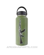 APEX AK-47 / AKM Water Bottle, 32oz Stainless Steel, Double Wall Insulated, Mil-Slurp *NEW*