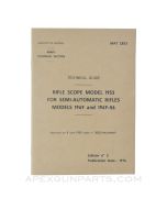 Model 1953 Rifle Scope Technical Guide for Semi-Automatic Rifles Models 1949 & 1949-56, 3rd Edition, Paperback, Translation from Original *NEW*