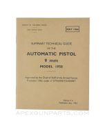 Model 1950 9mm Automatic Pistol Technical Guide, 6th Edition, Paperback, Translation from Original *NEW*