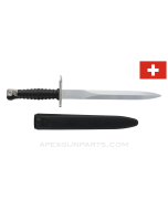 Swiss SIG Stgw57 Bayonet W/Scabbard & Frog, *Good*