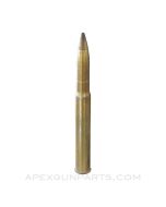 US Navy 3 Inch Gun Drill Round, 35" Long, Brass Plated Steel *Good* 