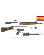 CETME Model C Rifle Parts Kit, 17.5" Barrel, w/ Bayonet & Wood Furniture, 7.62 NATO / .308