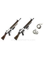 SPECIAL SALE!! TWO CETME Model C Parts Kits, One with Populated Barrel & 2 CETME Slings