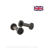 Lee-Enfield #5 Jungle Carbine Bayonet Grip Panel Screw & Nut, Set of 2 *NOS*