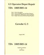 G3 Operator's Manual, Troop, Field & Depot Repair, Translation & Reprint of the Original, 1961, Paperback, *NEW*