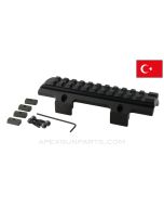MP5 / AP5 OEM Picatinny Rail, 5.25", Black, MKE Manufactured *NOS* 