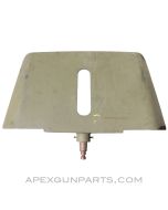 MG Armored Mount, 46.5"x26.5", 1/4" Thick Steel, Vehicle Stem Mount, Green Painted *Good* 