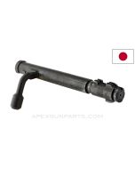 Japanese Type 99 Bolt Body, Stripped, Downturn Handle, Late Type, Blued, 7.7X58 Arisaka *Good*