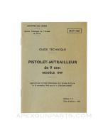 French MAT-49 Technical Manual *Good*