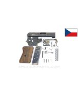 Czech CZ 45 Pistol Parts Kit, .25 ACP, w/ Magazine, Wood Grip *Good*