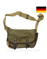 MG-34 / MG-42 / M53 Gurttrommel Belt Drum Bag, 2 Cell, Canvas & Leather *Good*