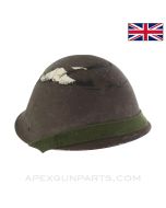 British Mk IV "Turtle Shell" Steel Helmet, No Liner, Brown *Good*