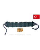 8mm Mauser (Rifle) - 60RD Bandolier of Turkish Military Surplus, 198gr FMJ, 5rd Stripper Clips, 7.92x57 *GOOD*
