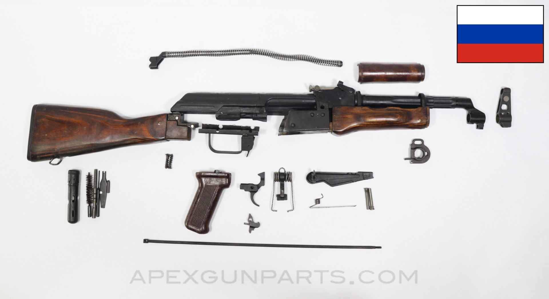 Russian AKM AK-47 Parts Set, Hungarian Front Trunnion, Matching