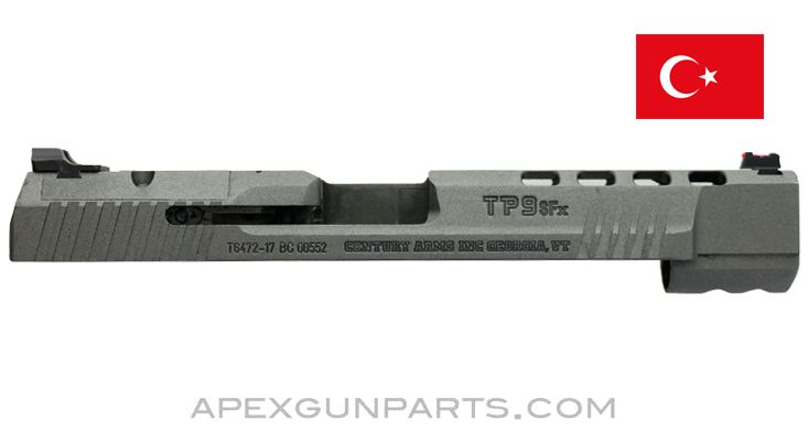 Canik TP9 SFX Pistol Slide, Complete, 9x19, With Barrel Recoil