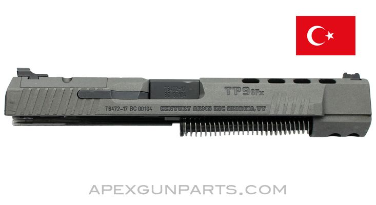 Canik TP9 SFX Pistol Slide, Complete, 9x19, With Barrel Recoil