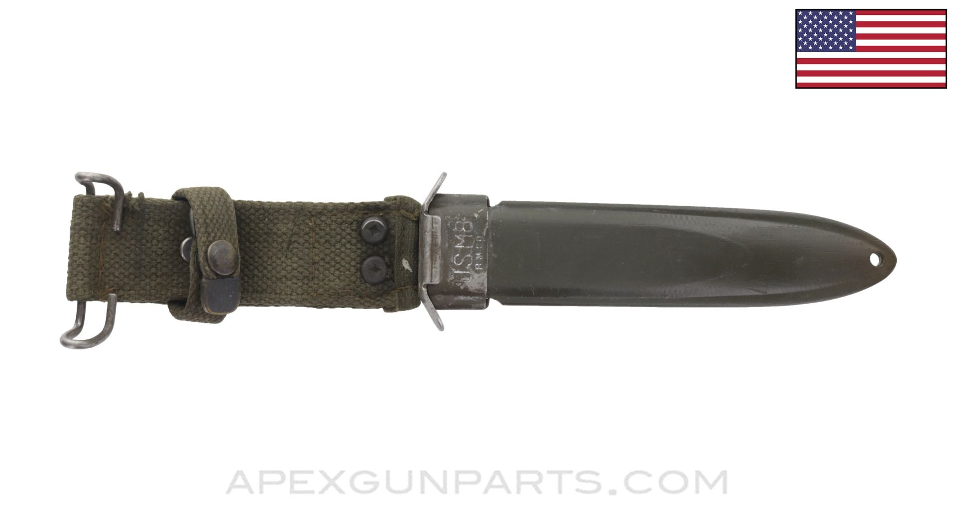 US M8 Scabbard, WWII Issue, *Good*