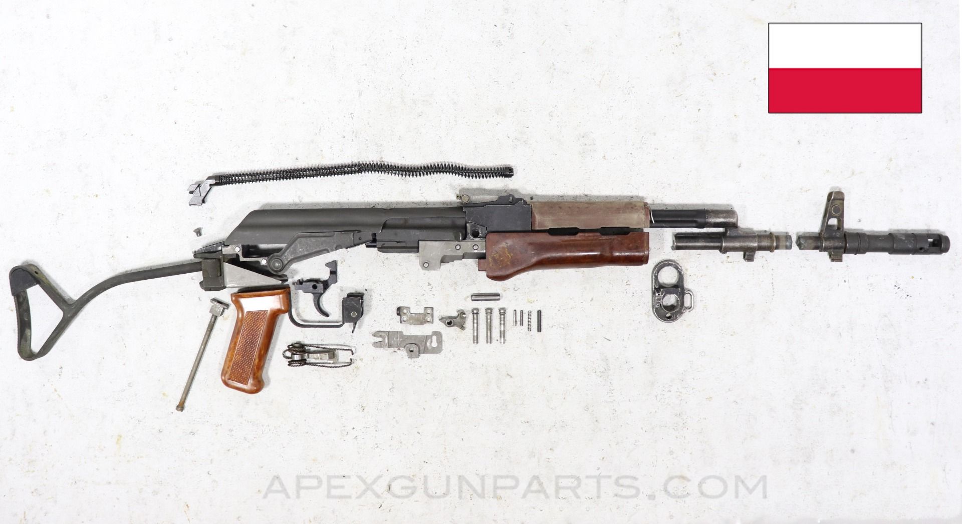 Polish Tantal WZ.88 AK-74 Side Folding Parts Kit, 5.45X39