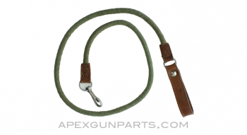 WWII Russian Nagant M1895 Revolver Lanyard, Canvas, *Excellent* 