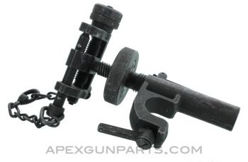 T&E Mechanism, Fits M3 Tripod & M2 .50 Browning, Complete with Early Pin, *Good* 
