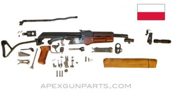 Polish Tantal WZ.88 AK-74 Parts Kit, Side Folding with Bipod, 5.45X39 *Very Good* 