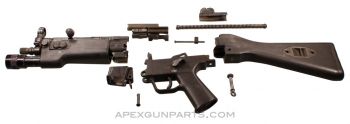 H&K MP5 Parts Kit, 8.5" BBL, .40 S&W, FBI Lower, TAC Light, *Very Good*