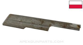 Polish AK-47 1960 Milled Top Cover, Smooth, Partially Stripped Finish *Fair*