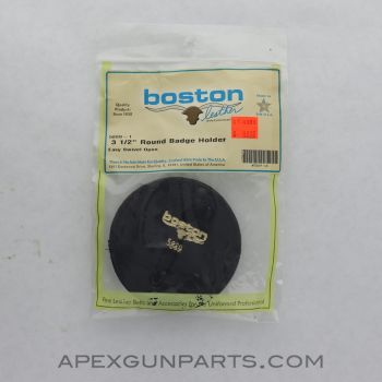 Boston Leather Badge Holder, Round *NEW*