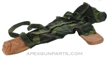 Chinese Paratrooper Gun Case for Underfolding AK-47, Camouflaged, *Good to Very Good*