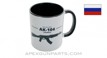 Mil-Slurp Mug, Russian AK-104, Izhevsk, *NEW* 