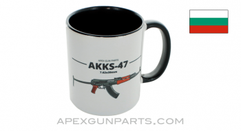 Mil-Slurp Mug, Bulgarian AKKS-47, Circle 10, *NEW*