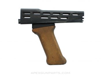 Hungarian AMD Stamped Steel Handguard and Wood Foregrip, *Good*