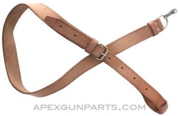 Hungarian AK-47 Sling, Leather, *Good to Excellent*