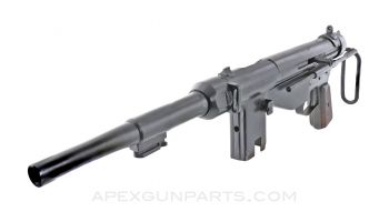 FBP M/948 Display Gun, Non-Functional 9MM Submachinegun w/Wire Stock, Bayonet Lug,  Steel *Good* 
