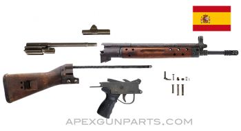 CETME Model C Rifle Parts Kit, 17.5" Barrel, Wood Furniture, 7.62 NATO / .308 *Good* 