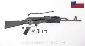Century Arms Centurion 39 Milled Parts Kit, 16" Populated Barrel, Polymer Furniture, 7.62x39 *Very Good* 