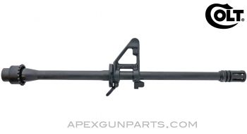 Colt AR-15 / SMG 9mm Barrel Assembly, 16&quot; 1/10 Chrome Lined, w/Nut, Front Sight, Sling Swivel, &amp; Flash Hider *NIB* 