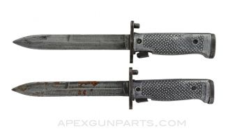 M5 Bayonet for M1 Garand Rifle W / Aluminum Grips, Foreign Made, *Fair*