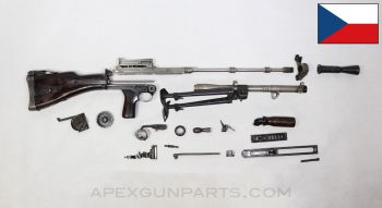 ZB30J Parts Kit, No Demilled Pieces or Trigger, w/ Bipod, Wood Buttstock, 7.92x57 *Very Good*